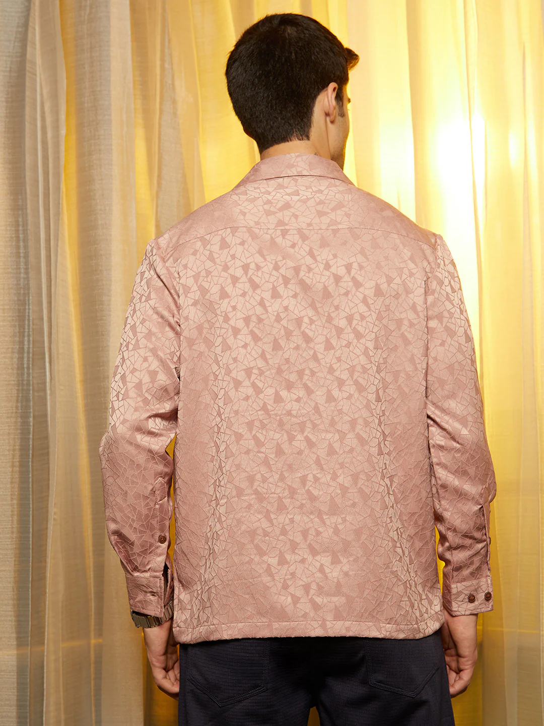 Double-Breasted Moziac Shirt - Image 4