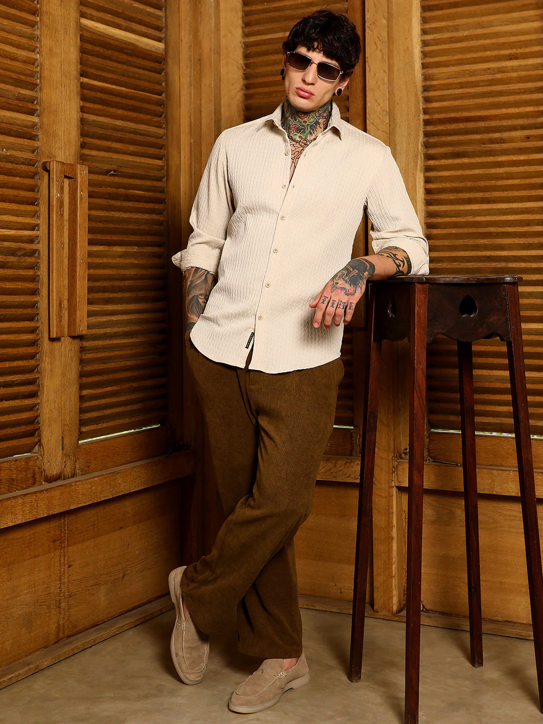 Braid-Lined Tactile Shirt - Image 5