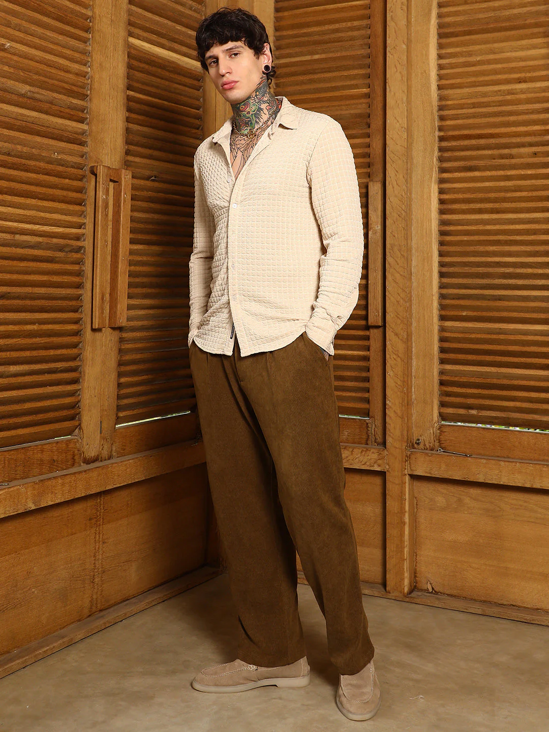 Cube-Textured Shirt - Image 5
