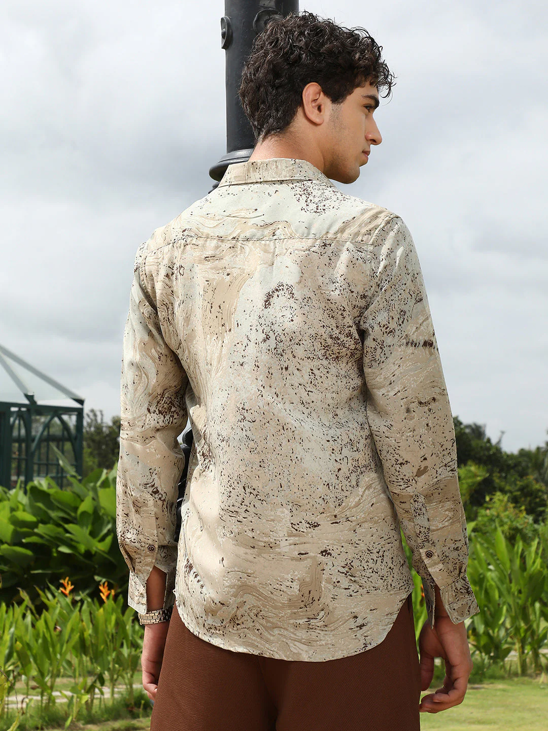 Marble-Specks Imprint Shirt - Image 4