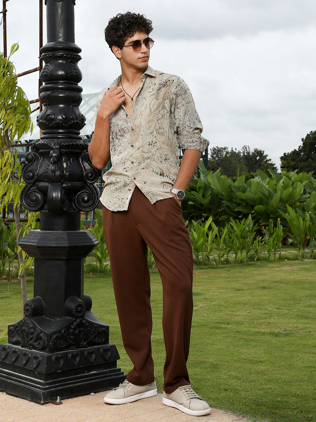 Marble-Specks Imprint Shirt - Image 6