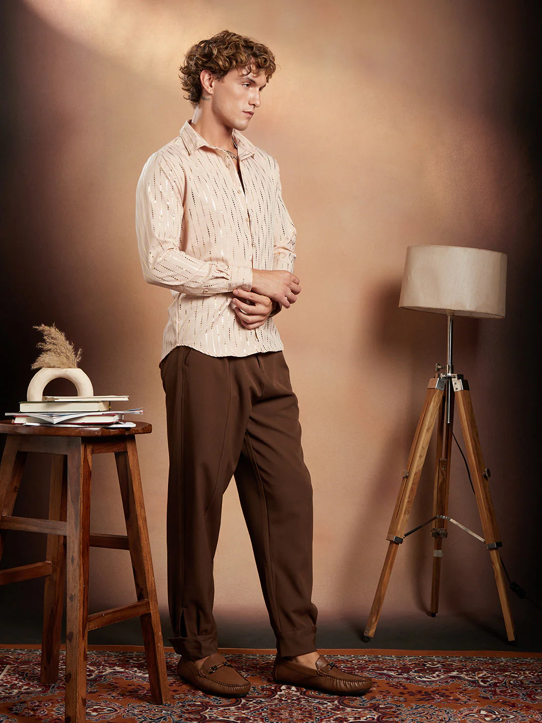 Metallic-Vined Shirt - Image 5