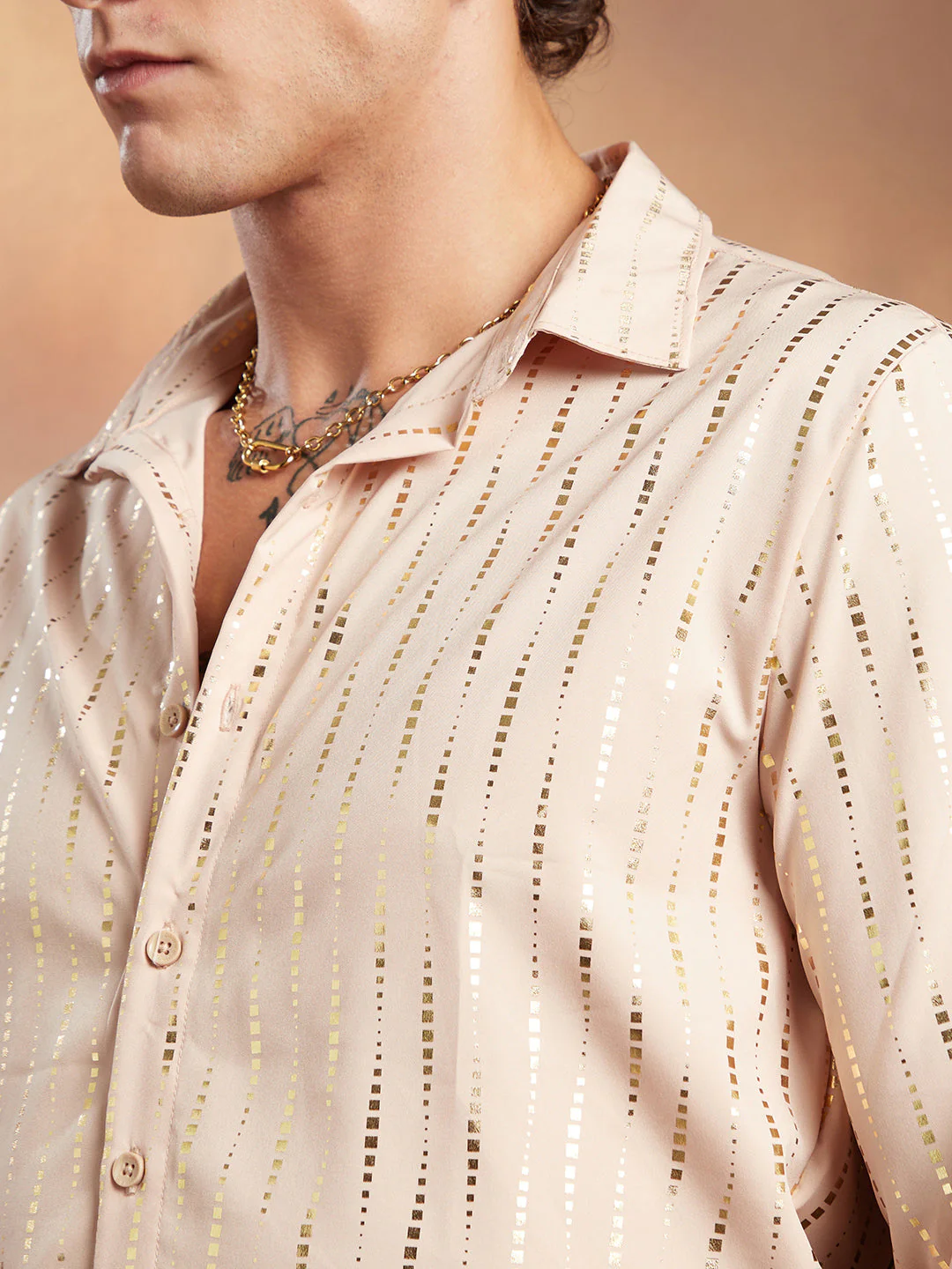 Metallic-Vined Shirt - Image 7