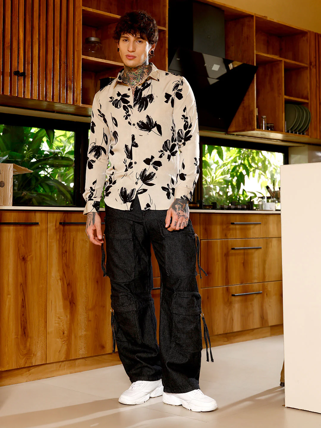 Flora-Stroke Imprint Shirt - Image 5