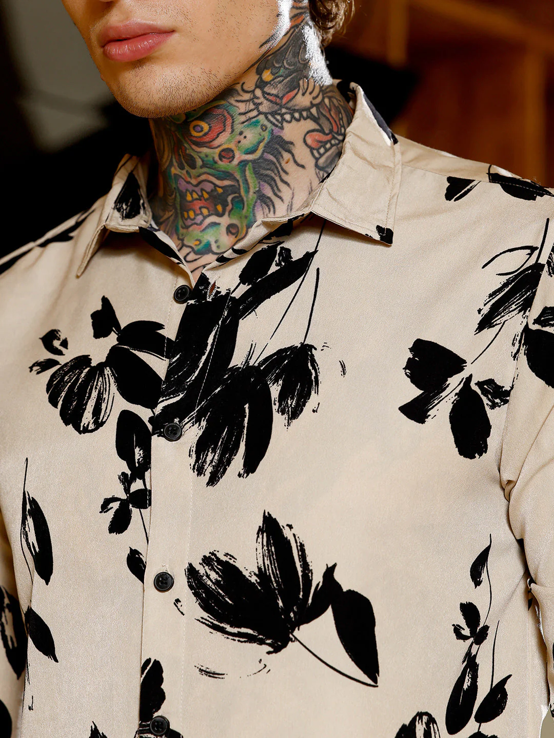 Flora-Stroke Imprint Shirt - Image 7