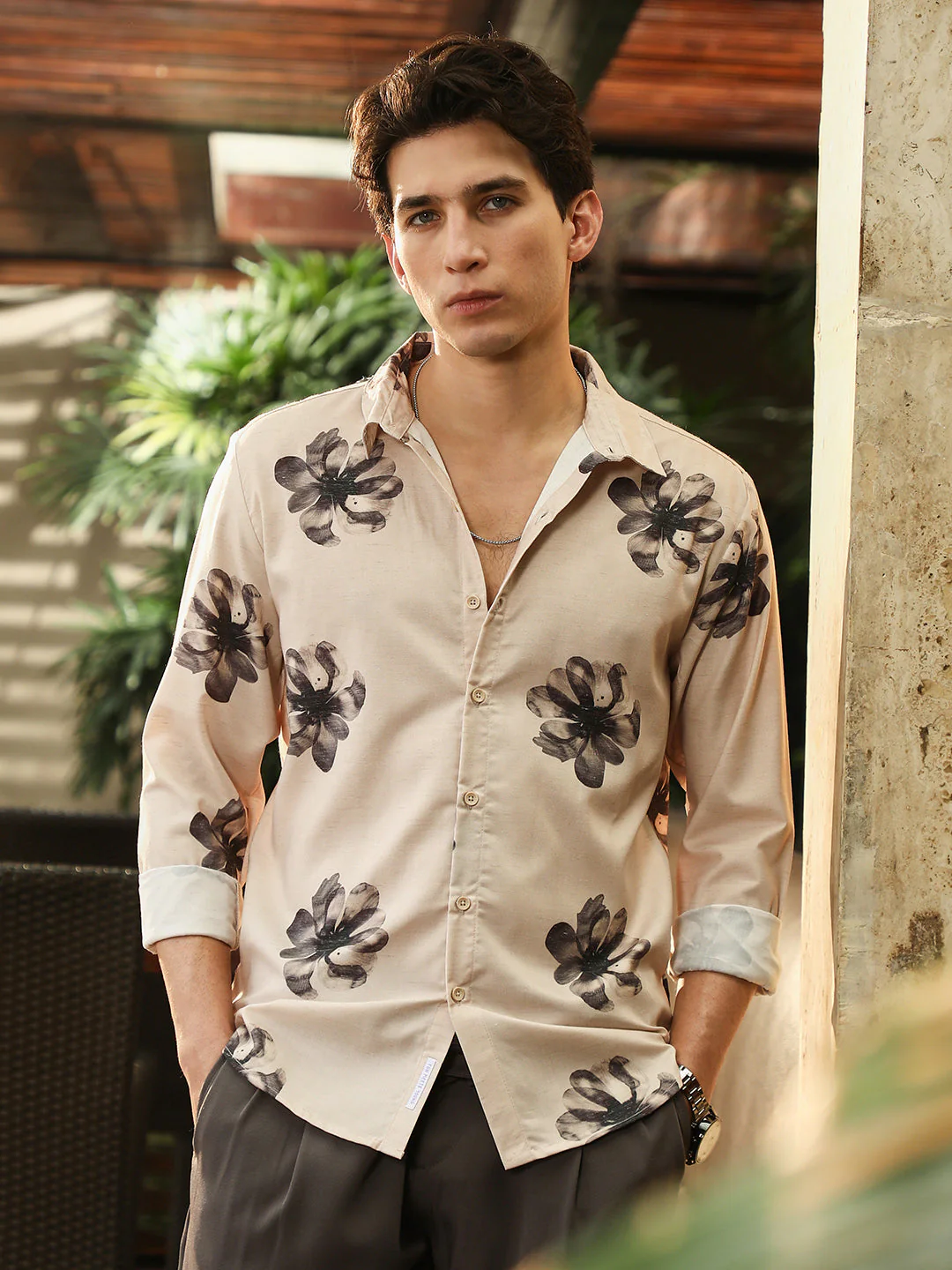 Withering Flora Imprint Shirt - Image 2