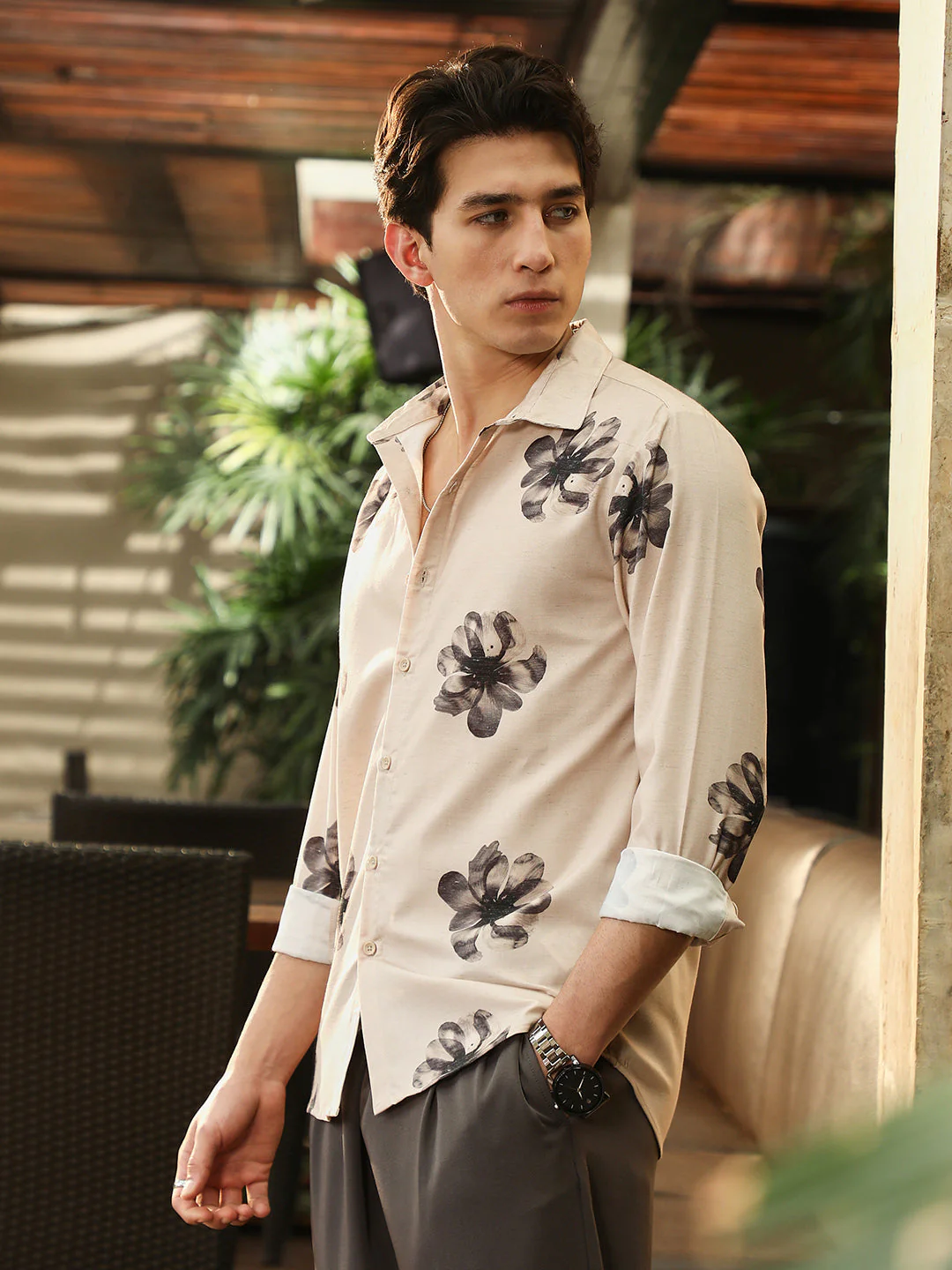 Withering Flora Imprint Shirt - Image 3