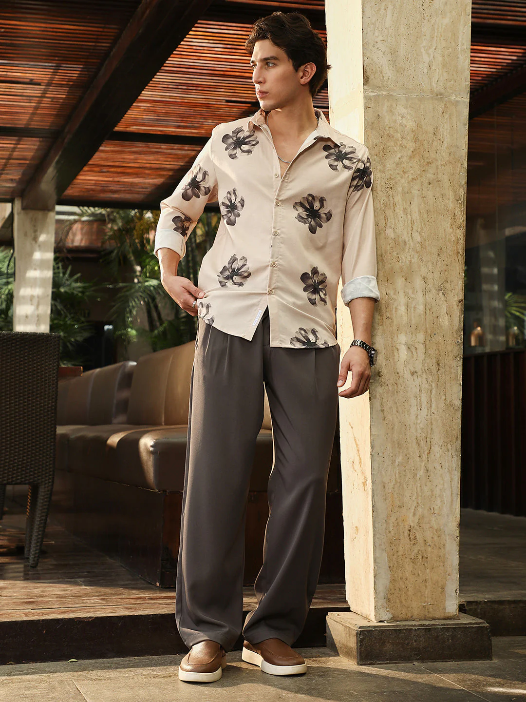 Withering Flora Imprint Shirt - Image 5