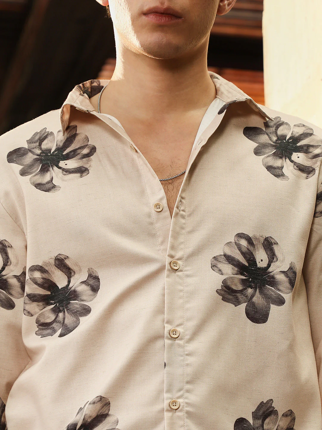 Withering Flora Imprint Shirt - Image 7