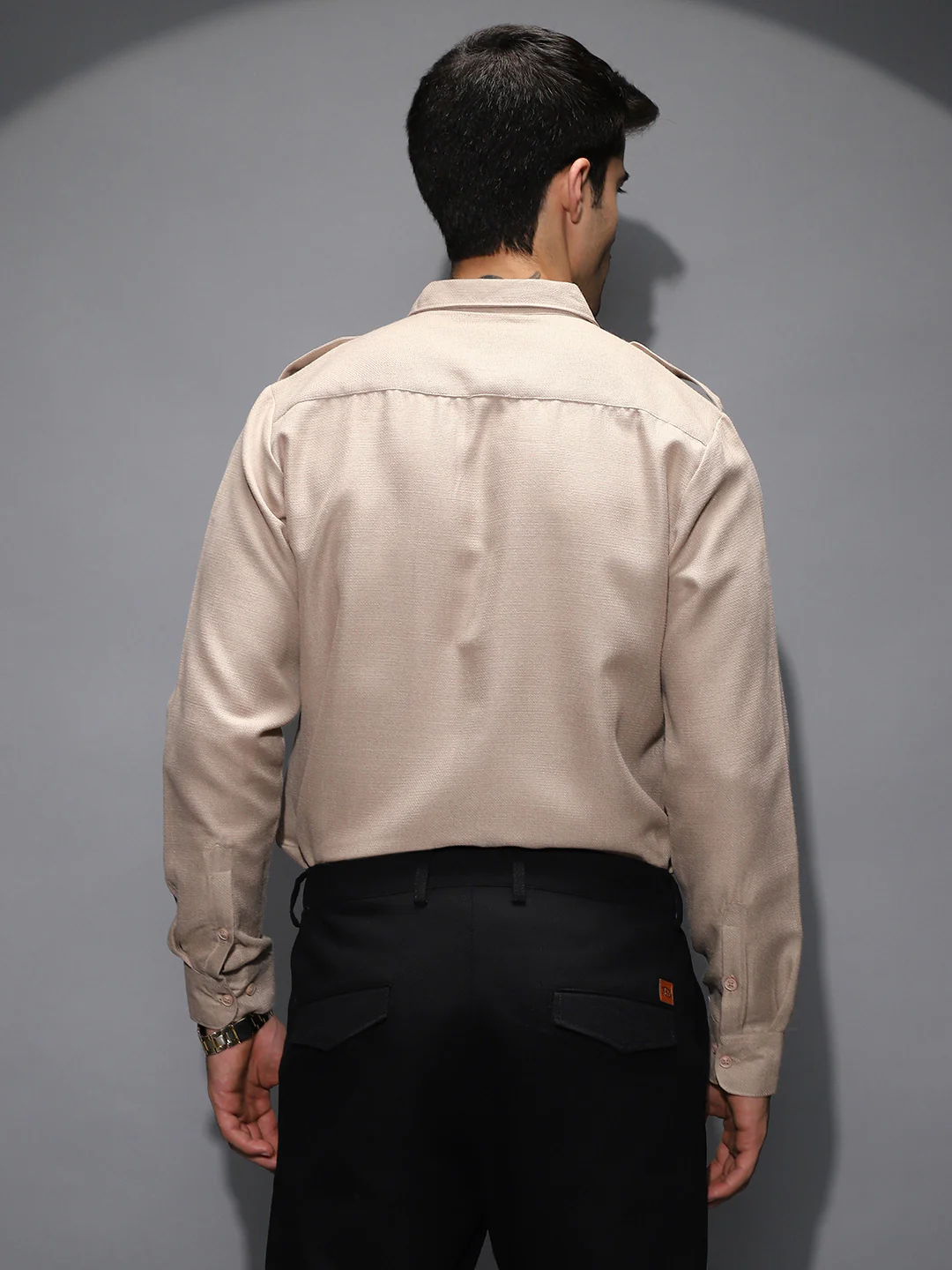 Solid Relaxed Shirt - Image 9