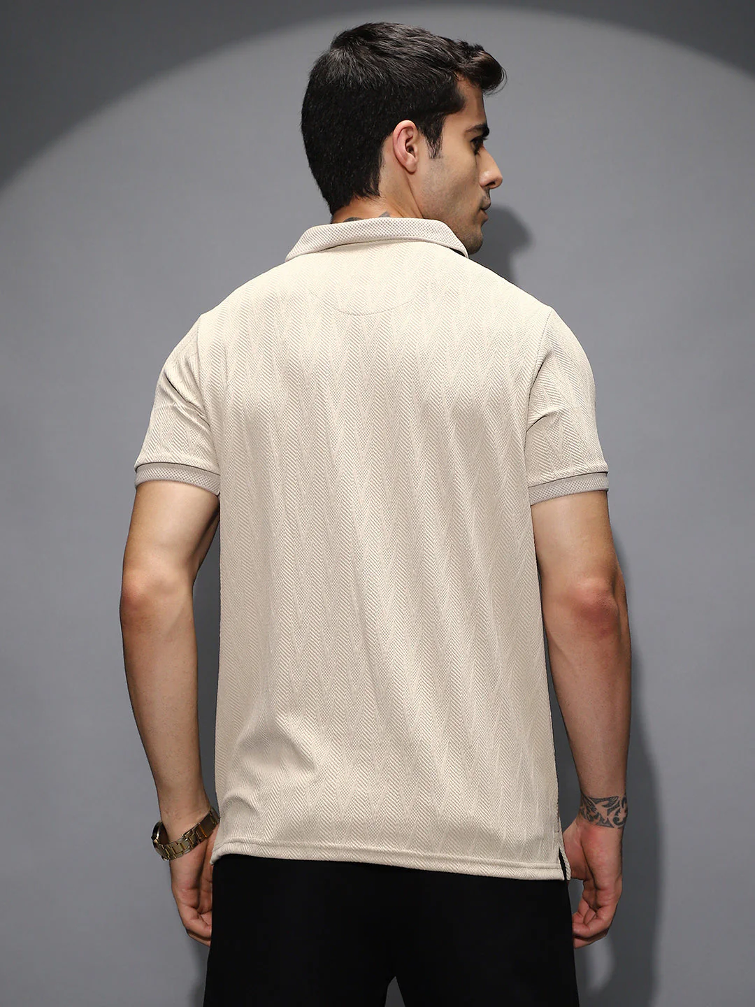 Spirit Weave Polo T-Shirt - Image 4