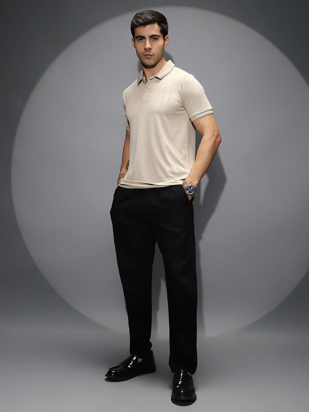 Spirit Weave Polo T-Shirt - Image 5