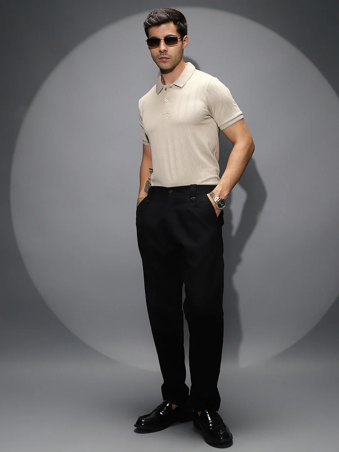 Spirit Weave Polo T-Shirt - Image 6