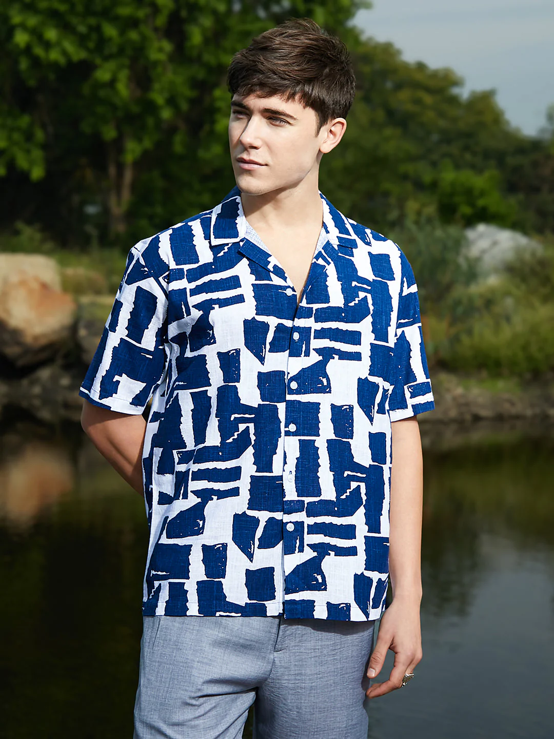 Imprint Oversized Shirt - Image 2