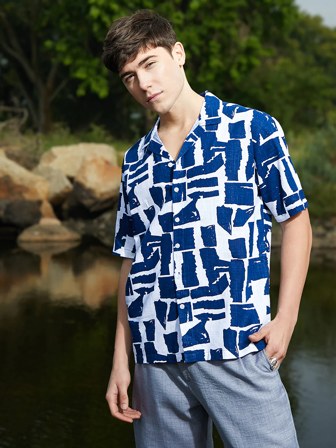 Imprint Oversized Shirt - Image 3