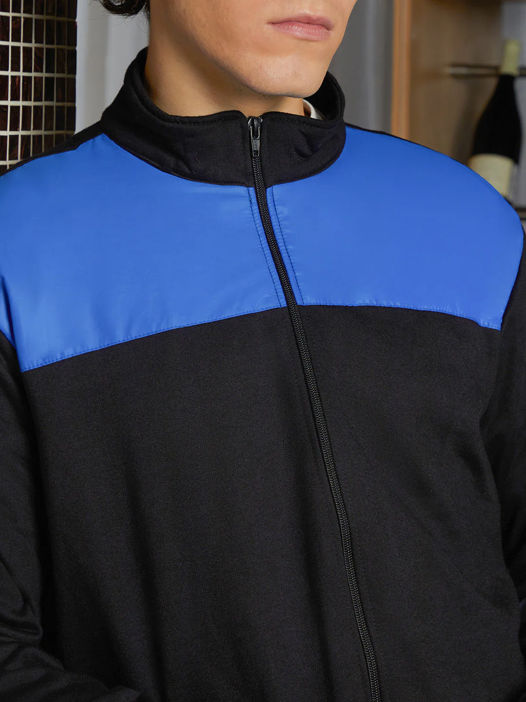Contrast Zip-Front Jacket - Image 7