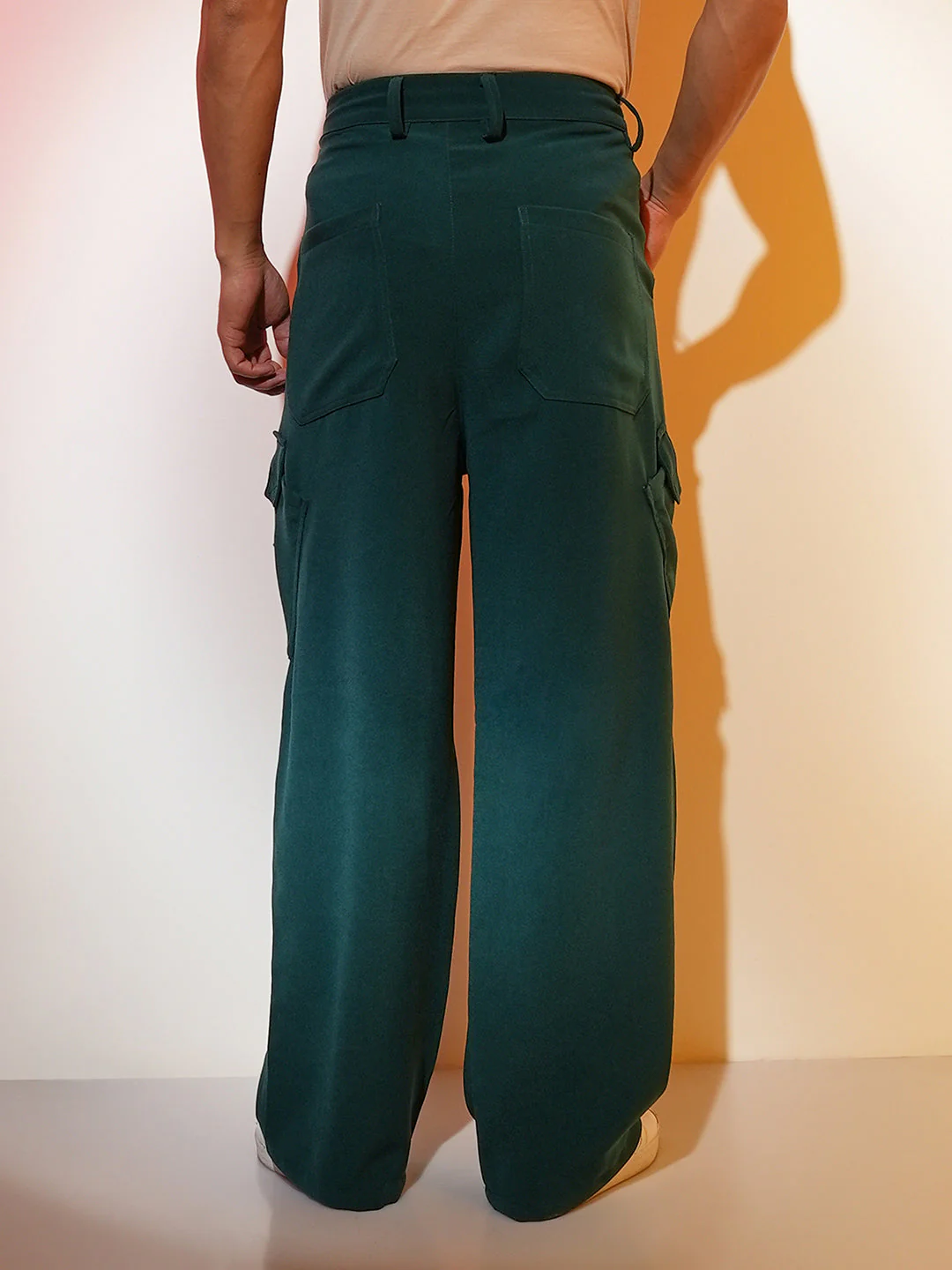 Asymmetrical Parachute Trousers - Image 4