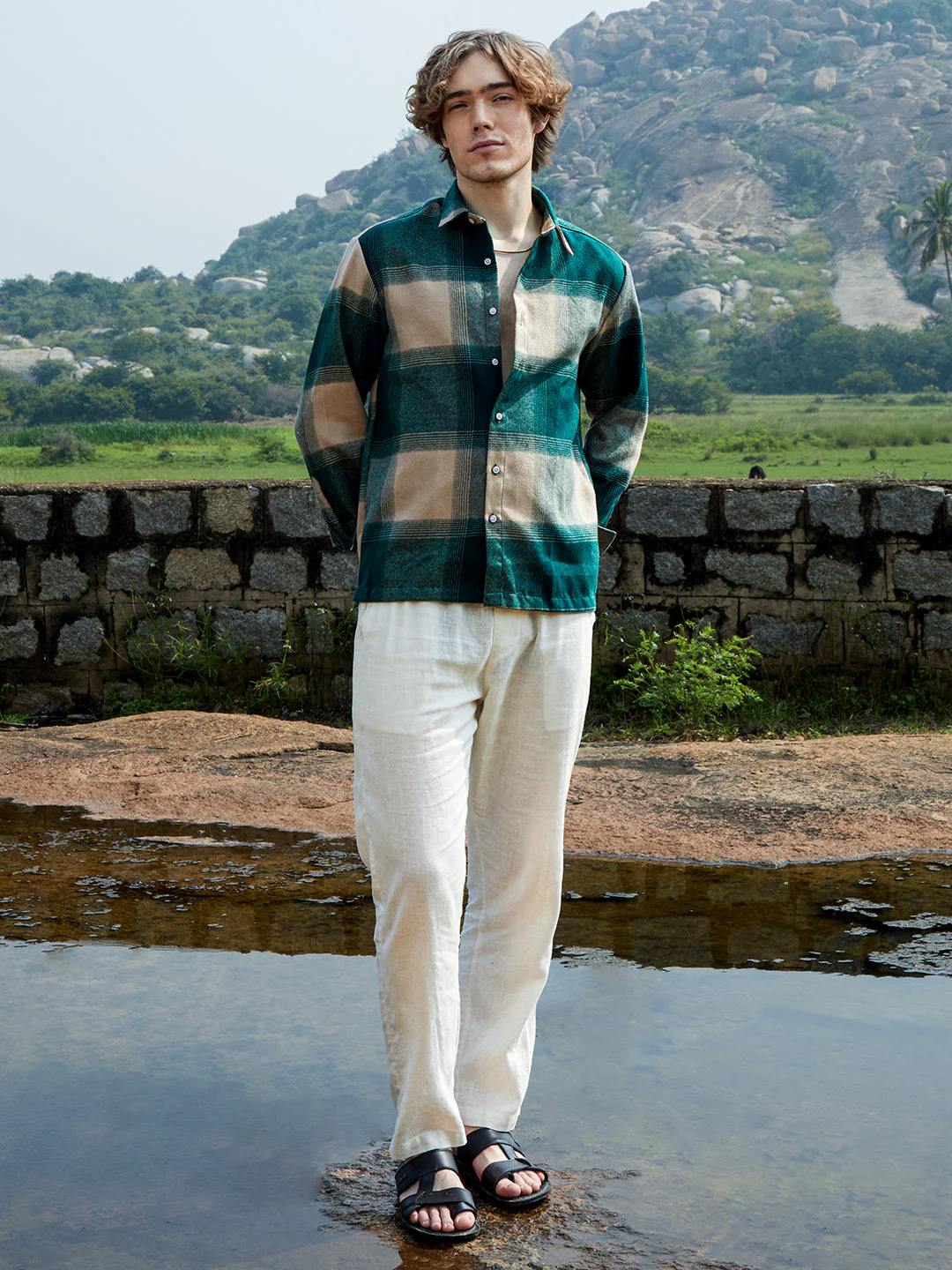 Vignette-Checkered Oversized Shirt - Image 5