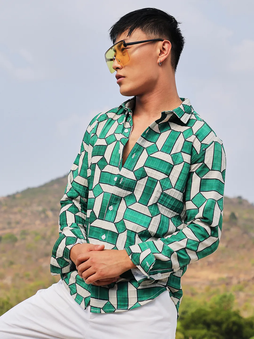 Contrast Block Shirt - Image 2