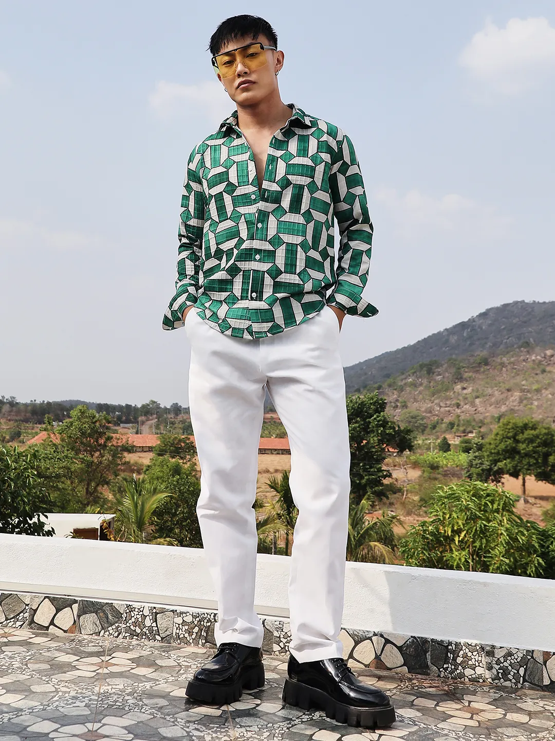 Contrast Block Shirt - Image 3