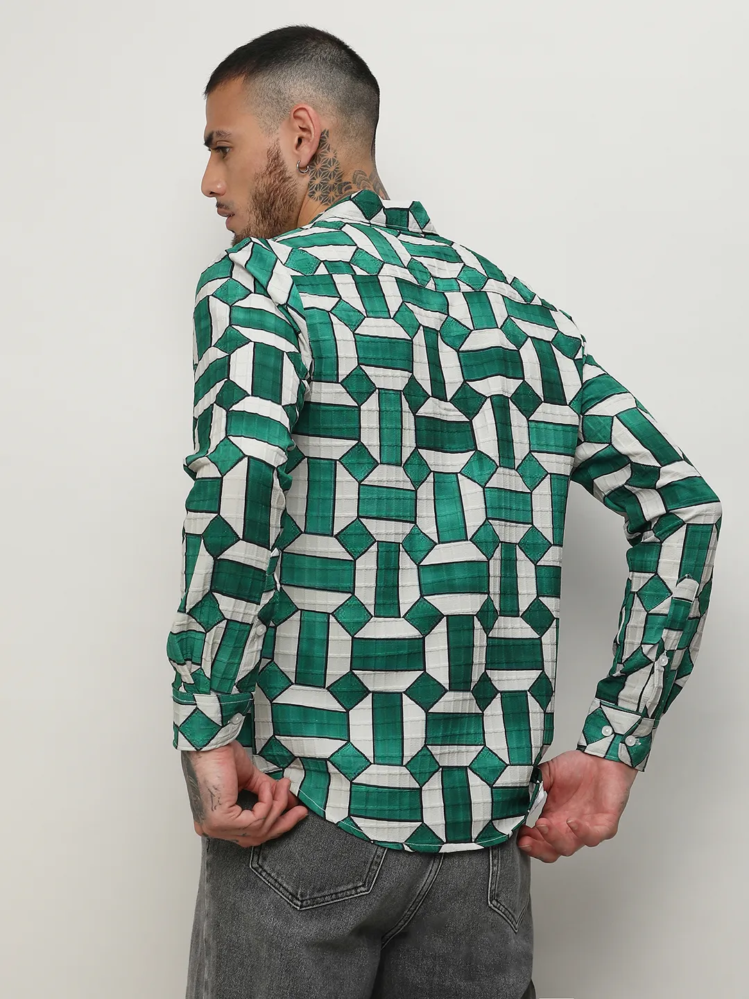 Contrast Block Shirt - Image 7
