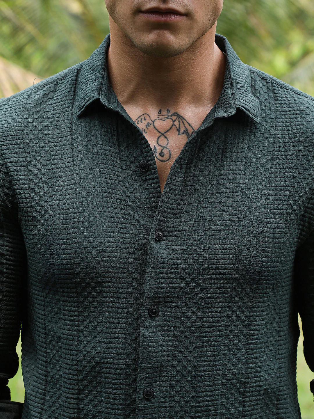 Parallel-Check Tactile Shirt - Image 7