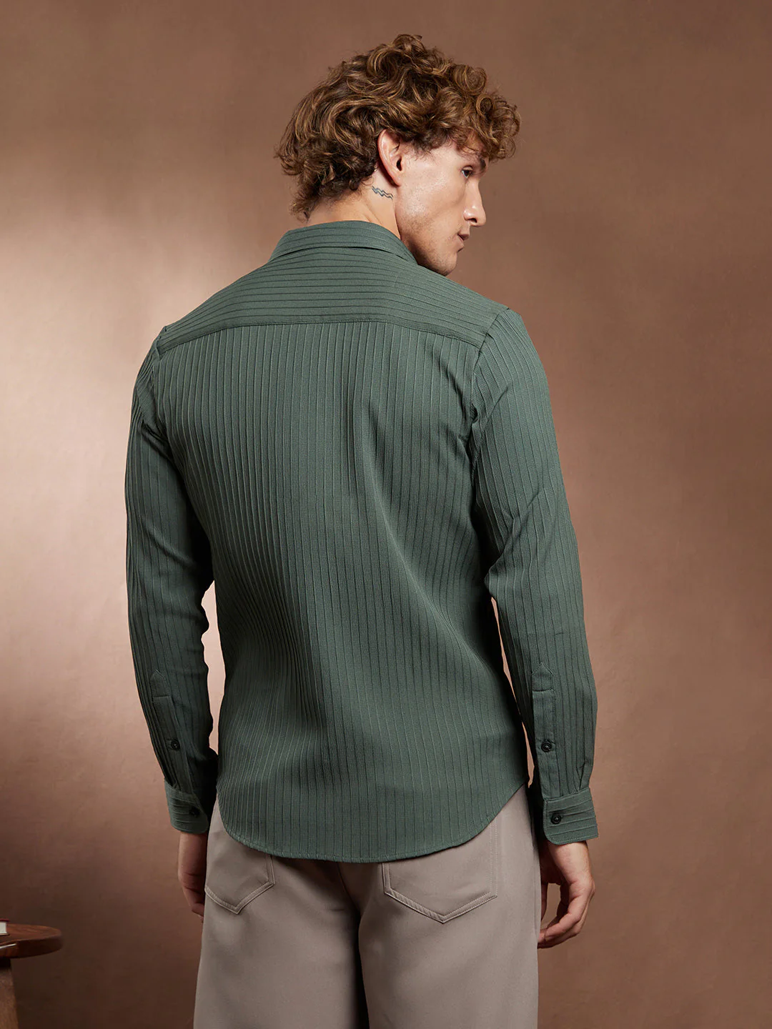 Pinstripe-Tactile Shirt - Image 4