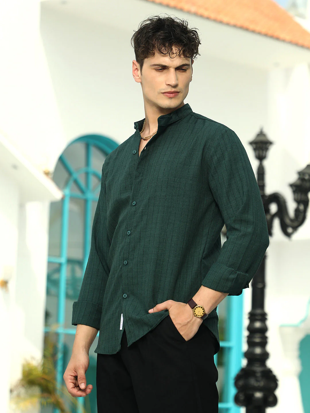 Pinstriped-Tactile Shirt - Image 3