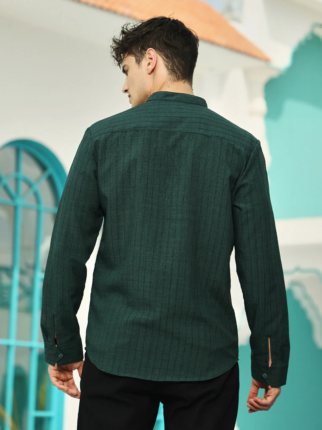 Pinstriped-Tactile Shirt - Image 4