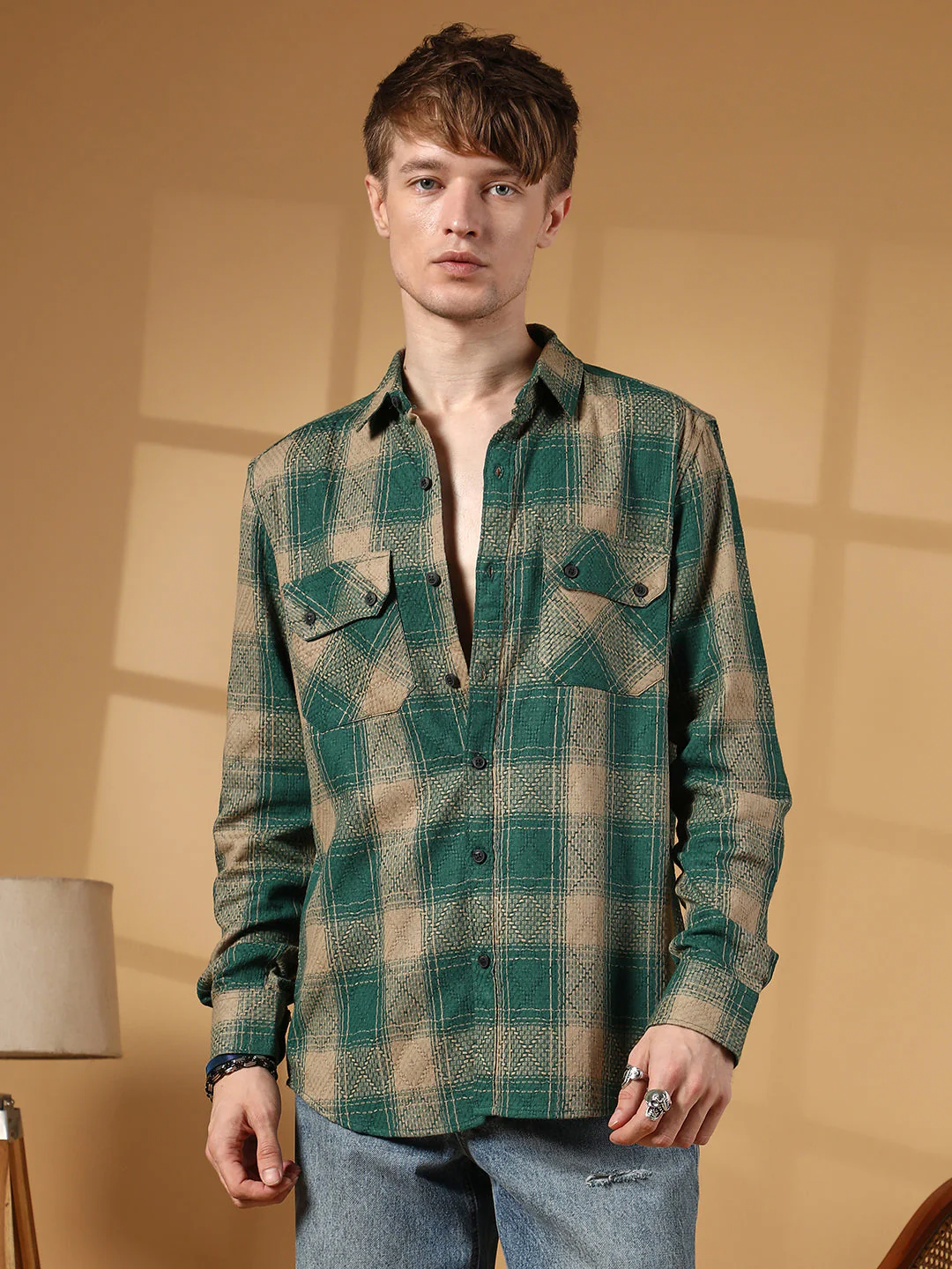 Buffalo Check Utility Shirt - Image 9