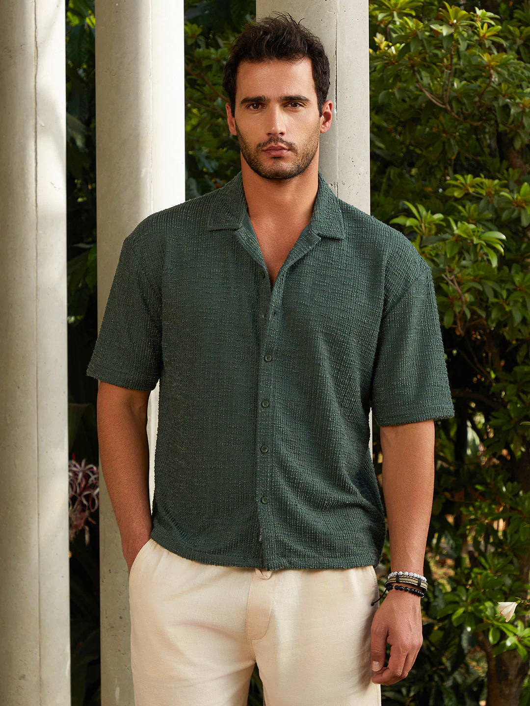 Tactile-Resort Oversized Shirt - Image 2