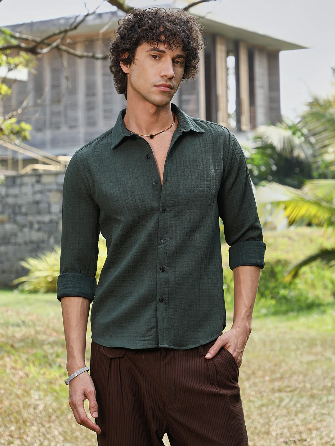 Tartan-Tactile Shirt - Image 2
