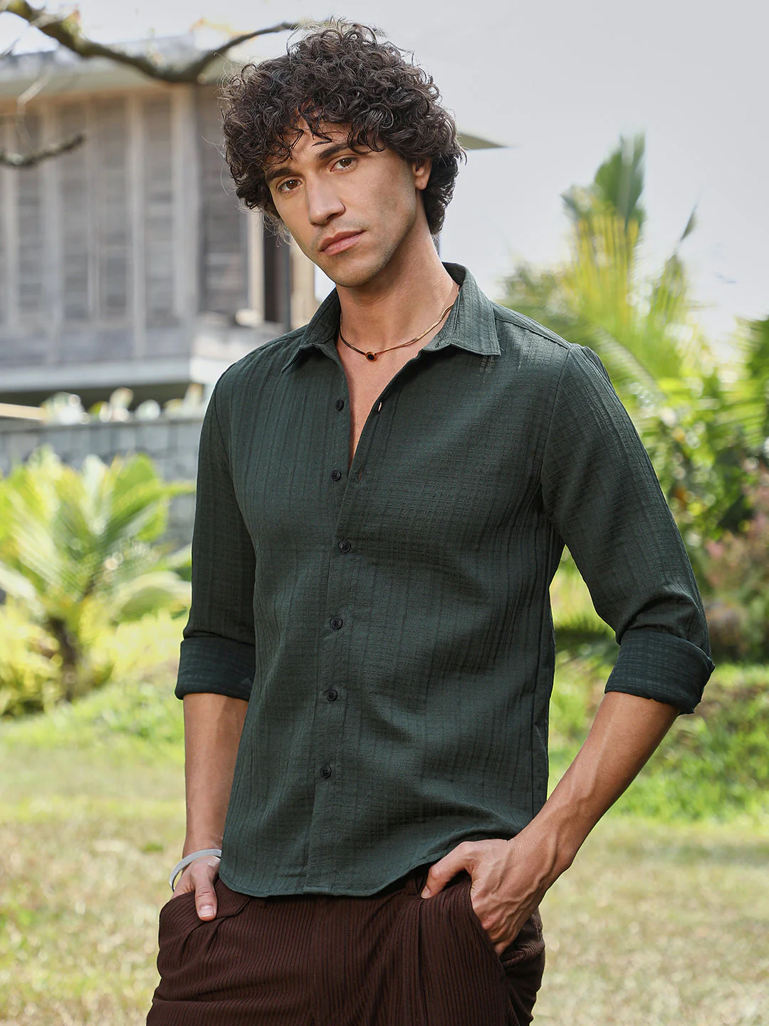 Tartan-Tactile Shirt - Image 3