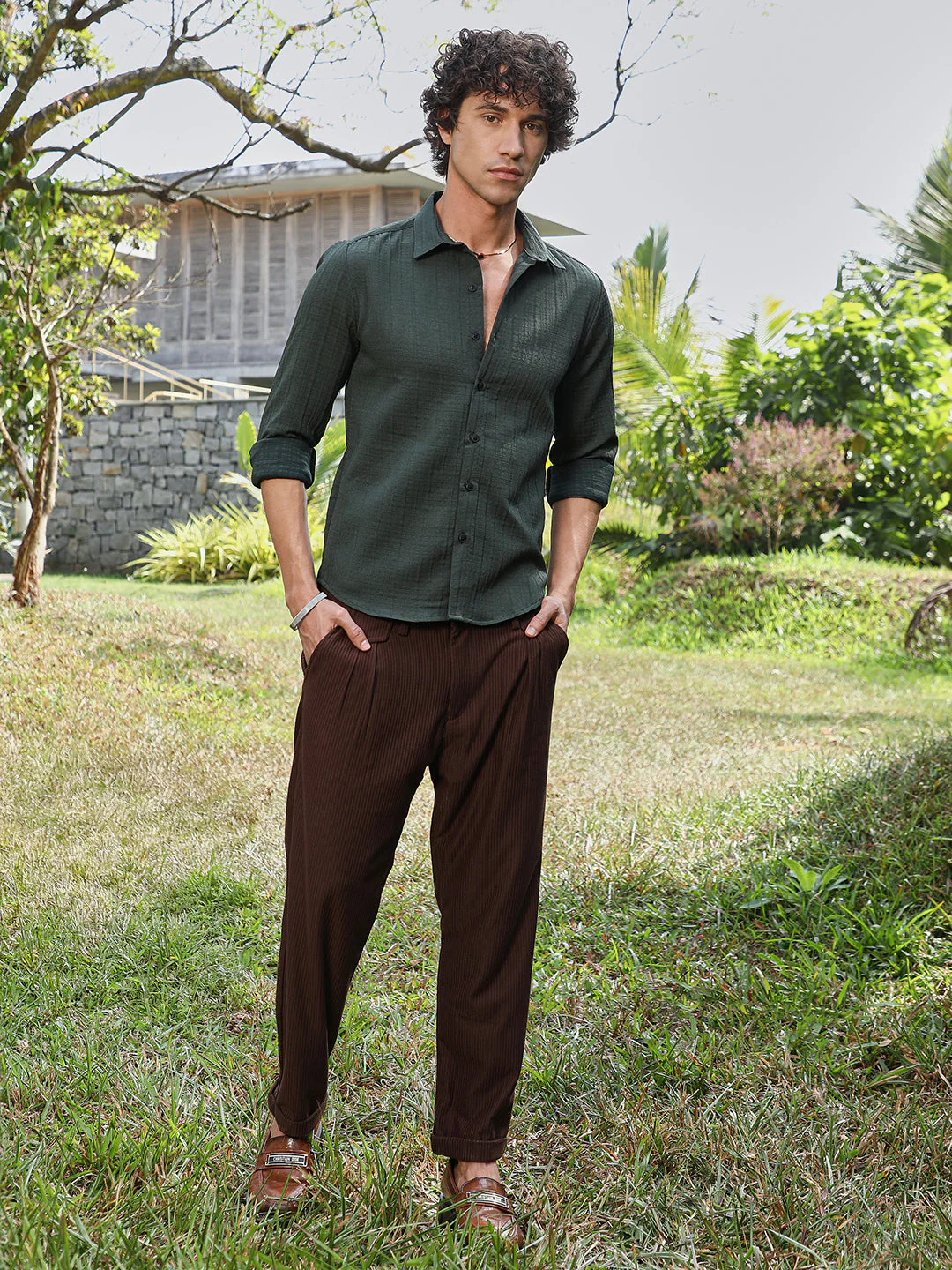 Tartan-Tactile Shirt - Image 5