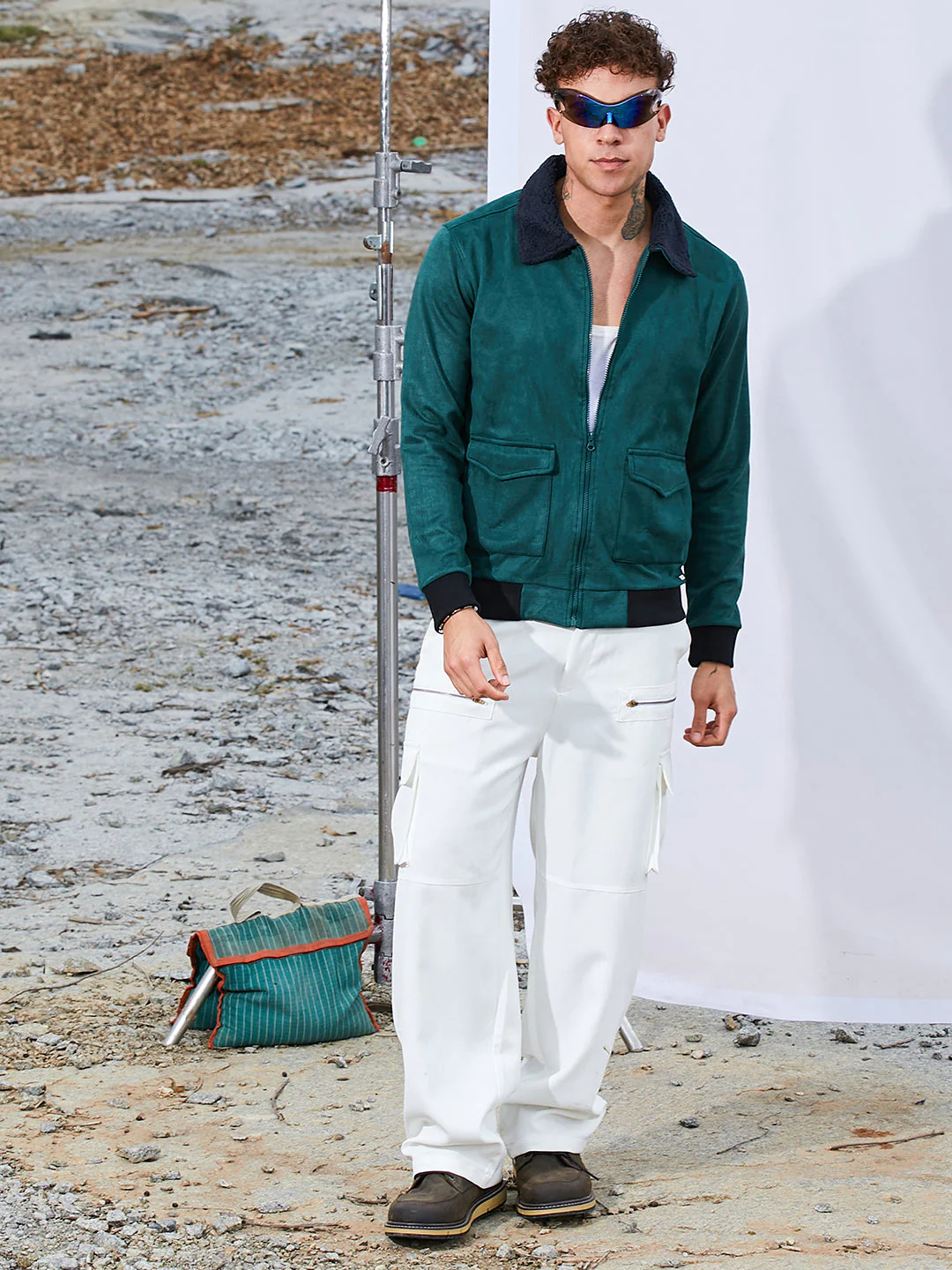 Zip-Front Jacket With Fleece Collar - Image 6