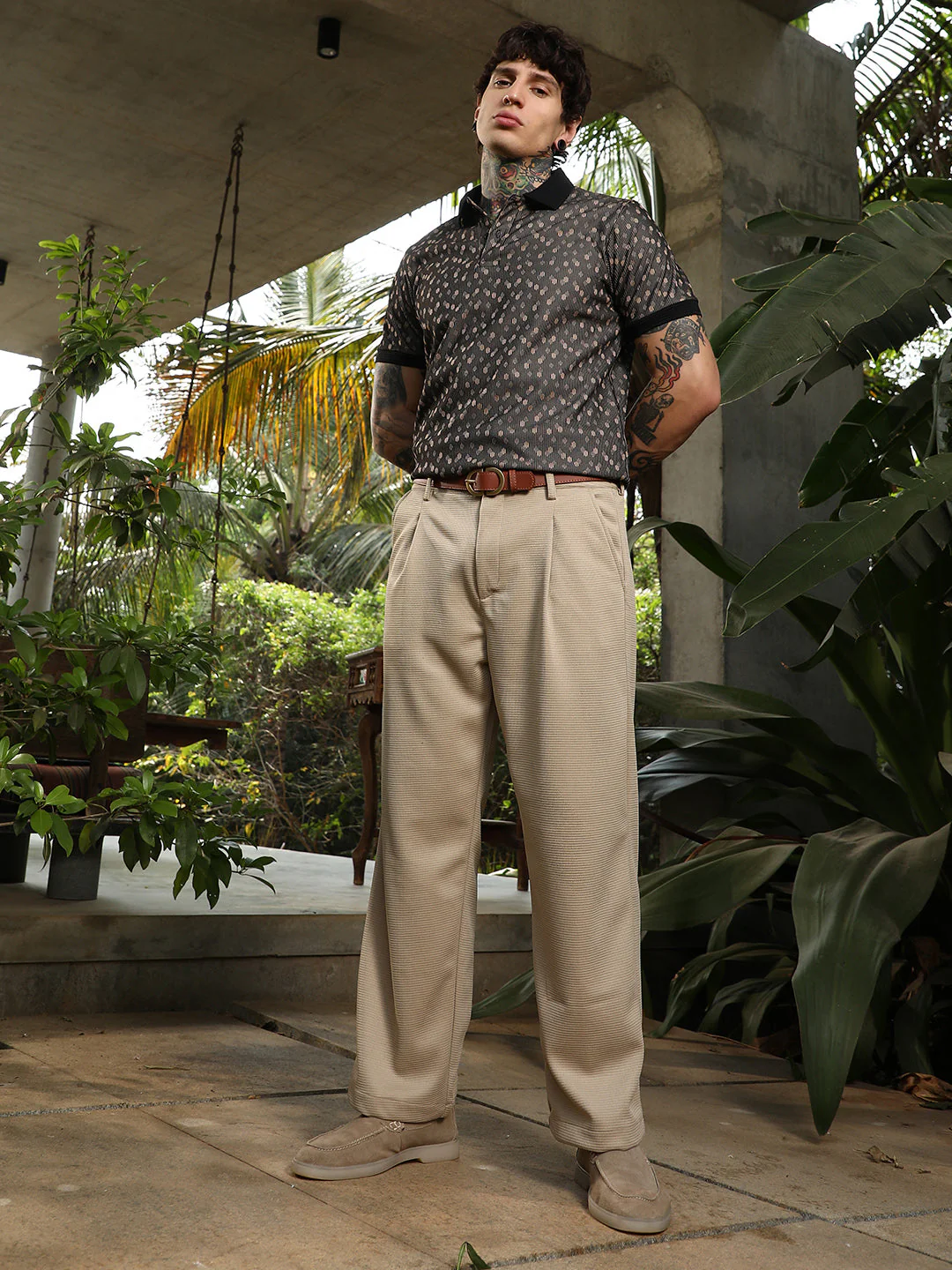 Lightweight - Cuboid-Tactile Straight Trousers - Image 5