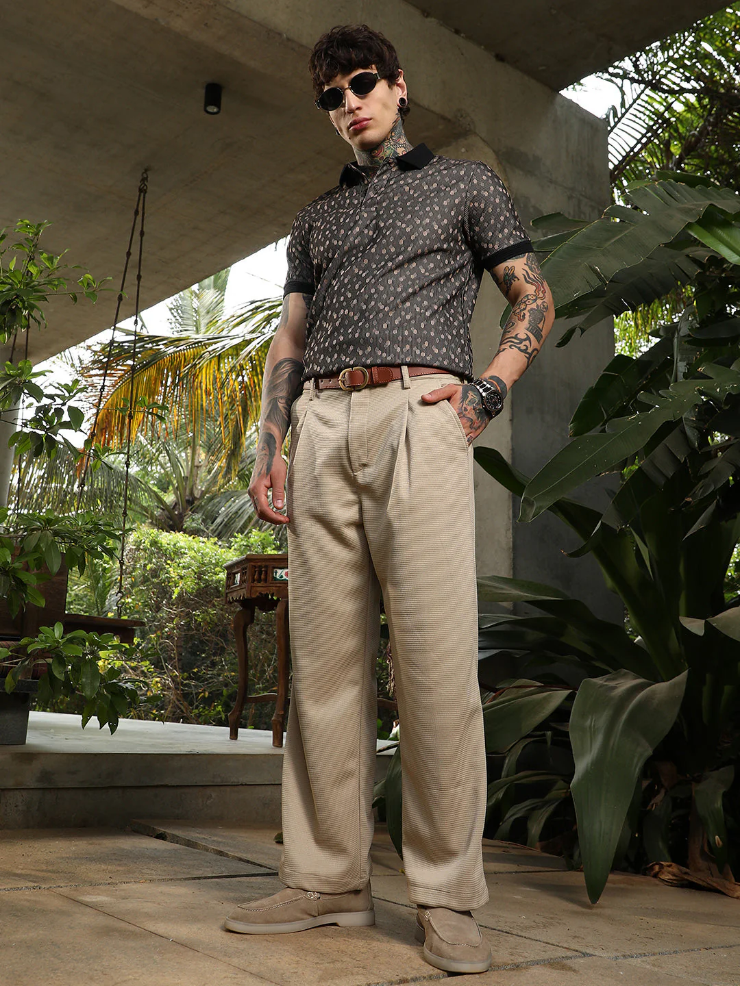 Lightweight - Cuboid-Tactile Straight Trousers - Image 6