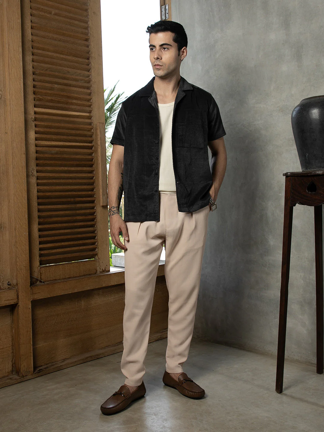 Lightweight - Tailored Chino Trousers - Image 5