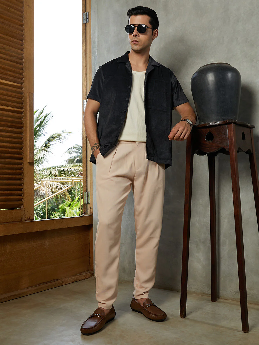 Lightweight - Tailored Chino Trousers - Image 6