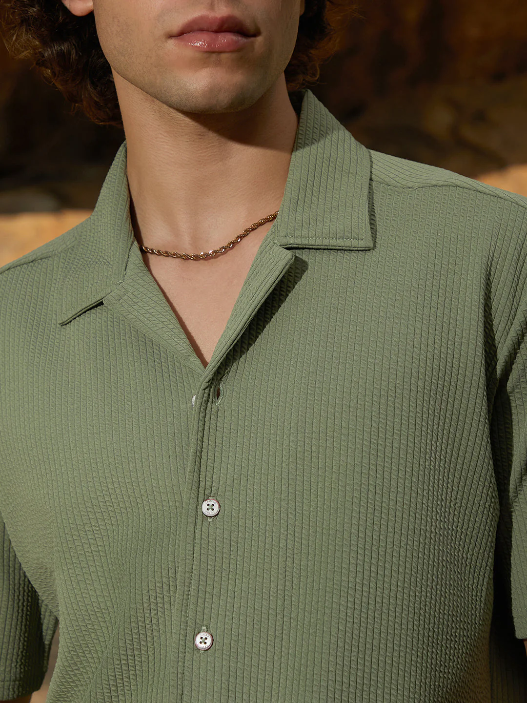 Rope-Ribbed Shirt - Image 7
