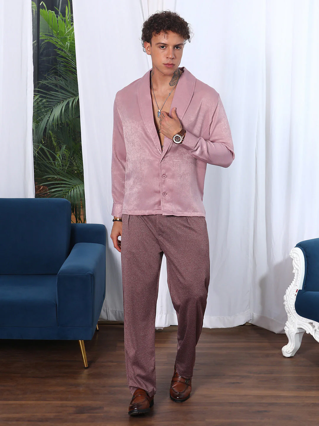 Shawl Collar Shirt - Image 5