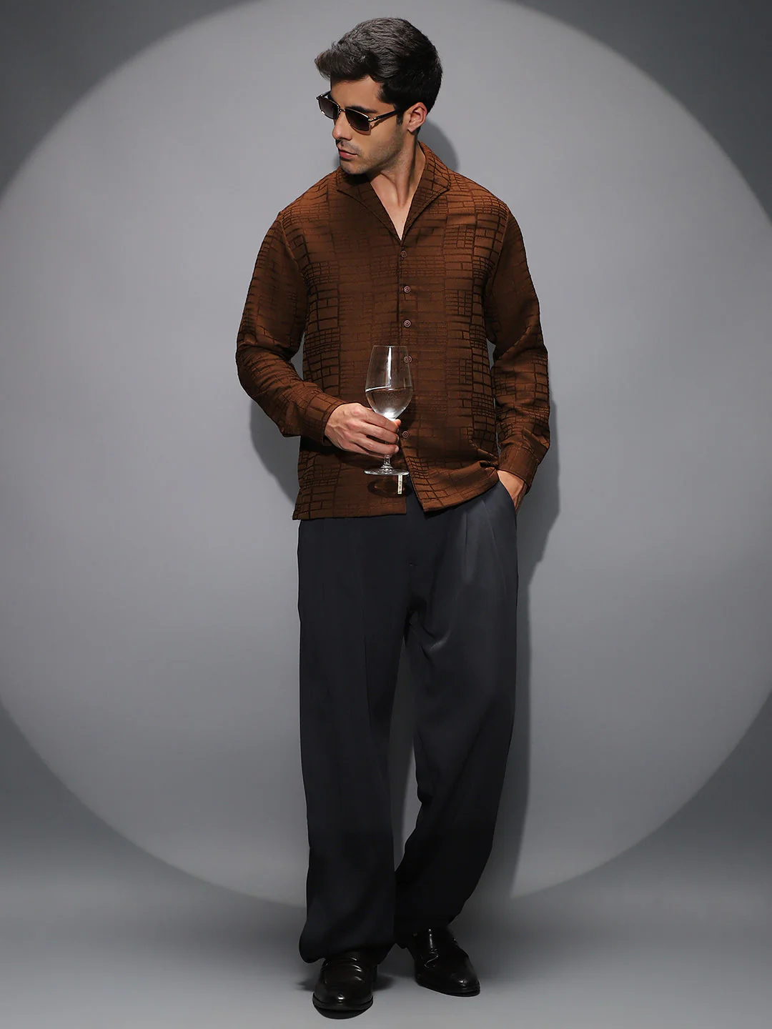 Cross-Stitch Stripe Knit Shirt - Image 6