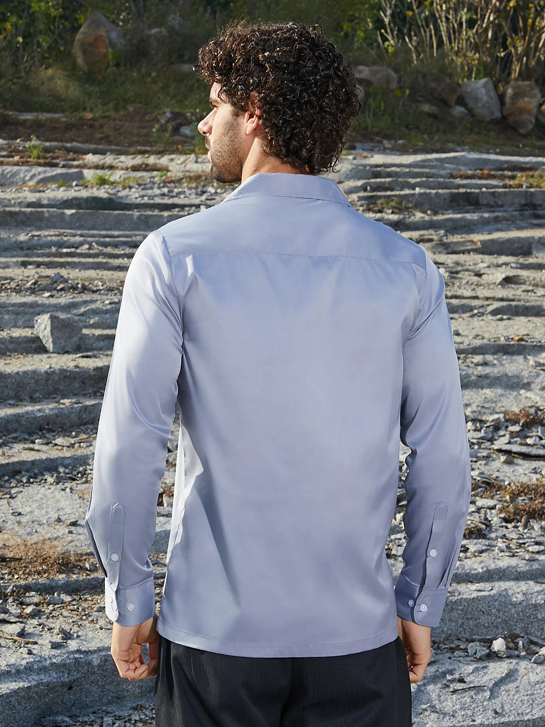Solid Cuban Shirt - Image 4