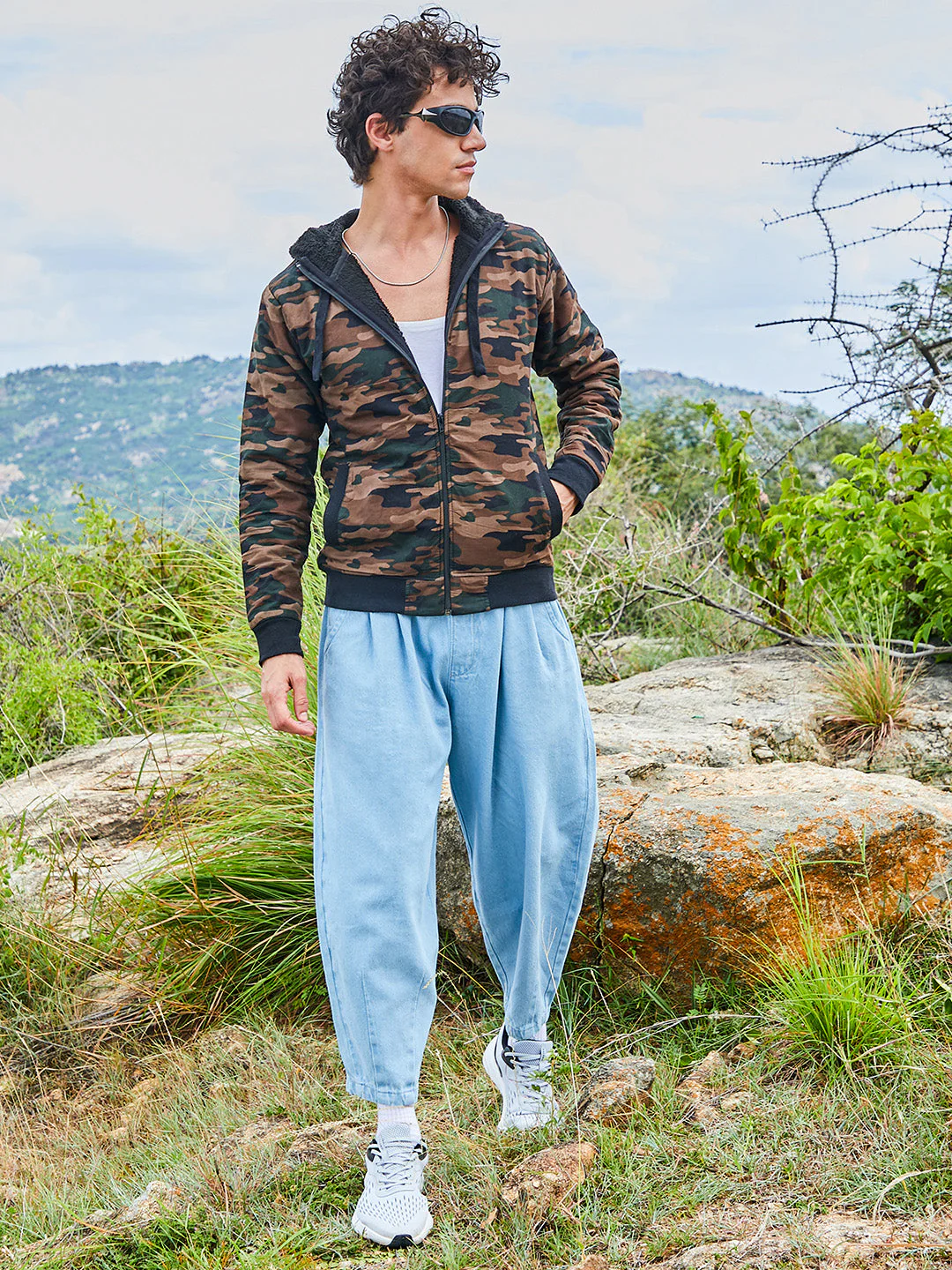 Camouflage Hoodie With Insert Pocket - Image 6