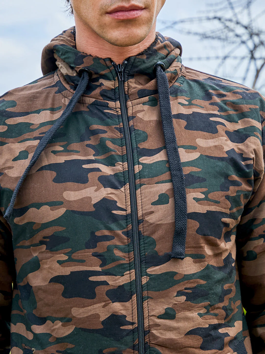 Camouflage Hoodie With Insert Pocket - Image 7