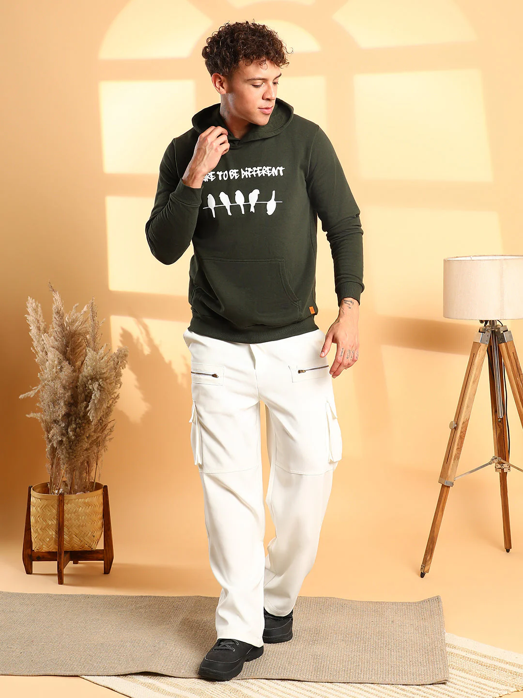 Dare To Be Different Hoodie With Kangaroo Pocket - Image 5