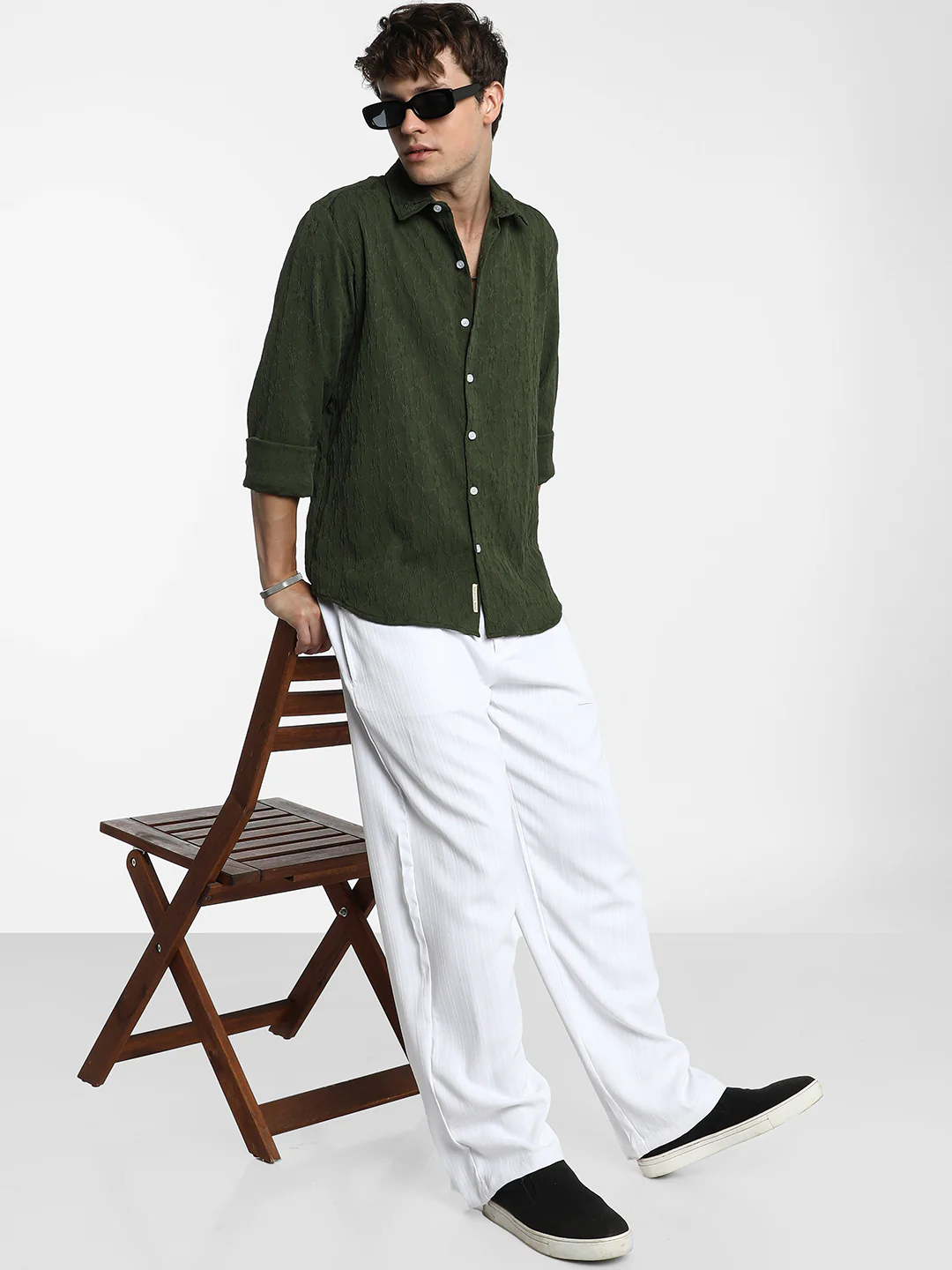 Floral-Textured Shirt - Image 14
