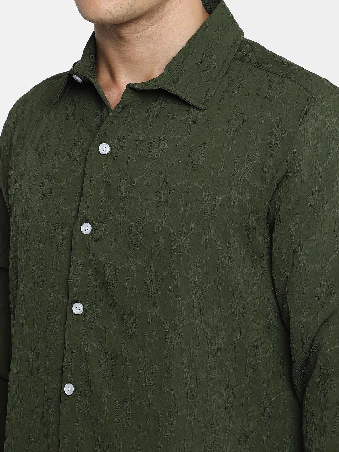 Floral-Textured Shirt - Image 15
