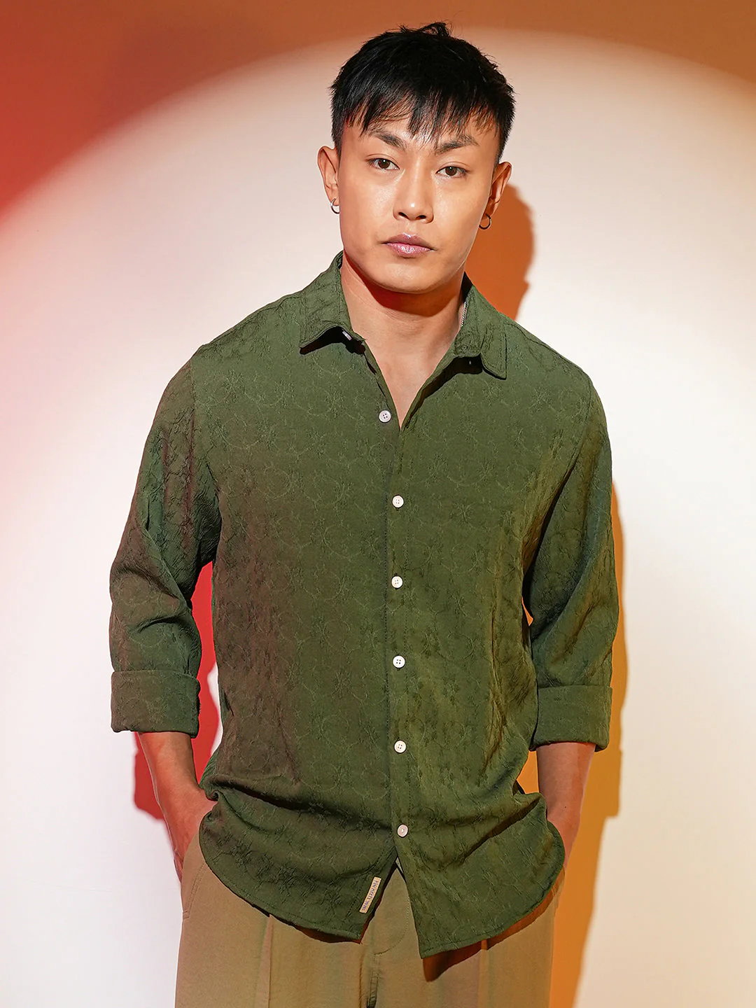 Floral-Textured Shirt - Image 2
