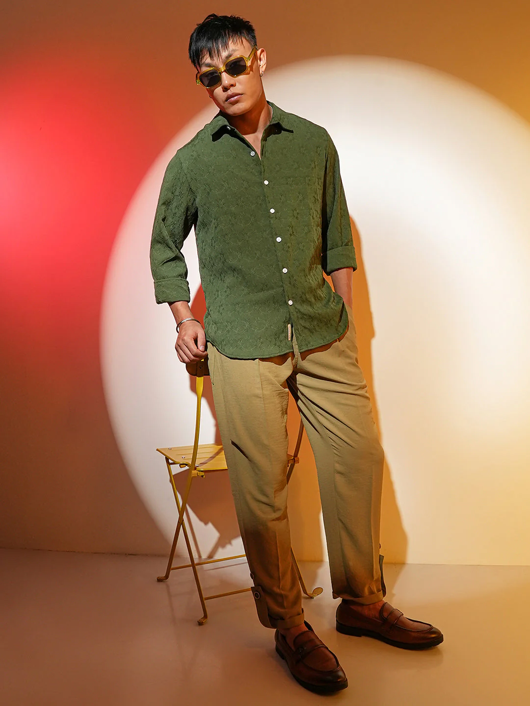 Floral-Textured Shirt - Image 6